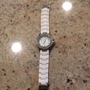 Ceramic Embellished watch